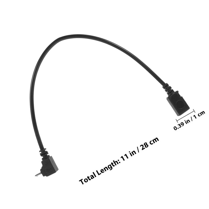 Micro USB Right Angle Adapter Cable 2 Pack Fast Charging Data Transfer Android - Image 3