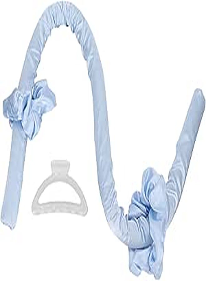 No Heat Curls Headband, Sleep Hair Curls, Curls Chaum Hair Roll, Heatless Curls Winder Headband, DIY Sleep Hair Curling Tool (Blue)