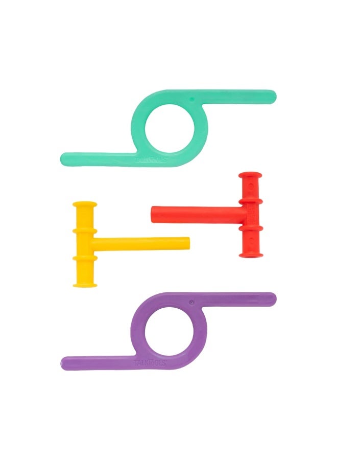 TalkTools Chewy Bite Tube Set (4-Piece Kit) | Oral Motor Therapy Tools for Jaw Strengthening & Sensory Integration - Image 4