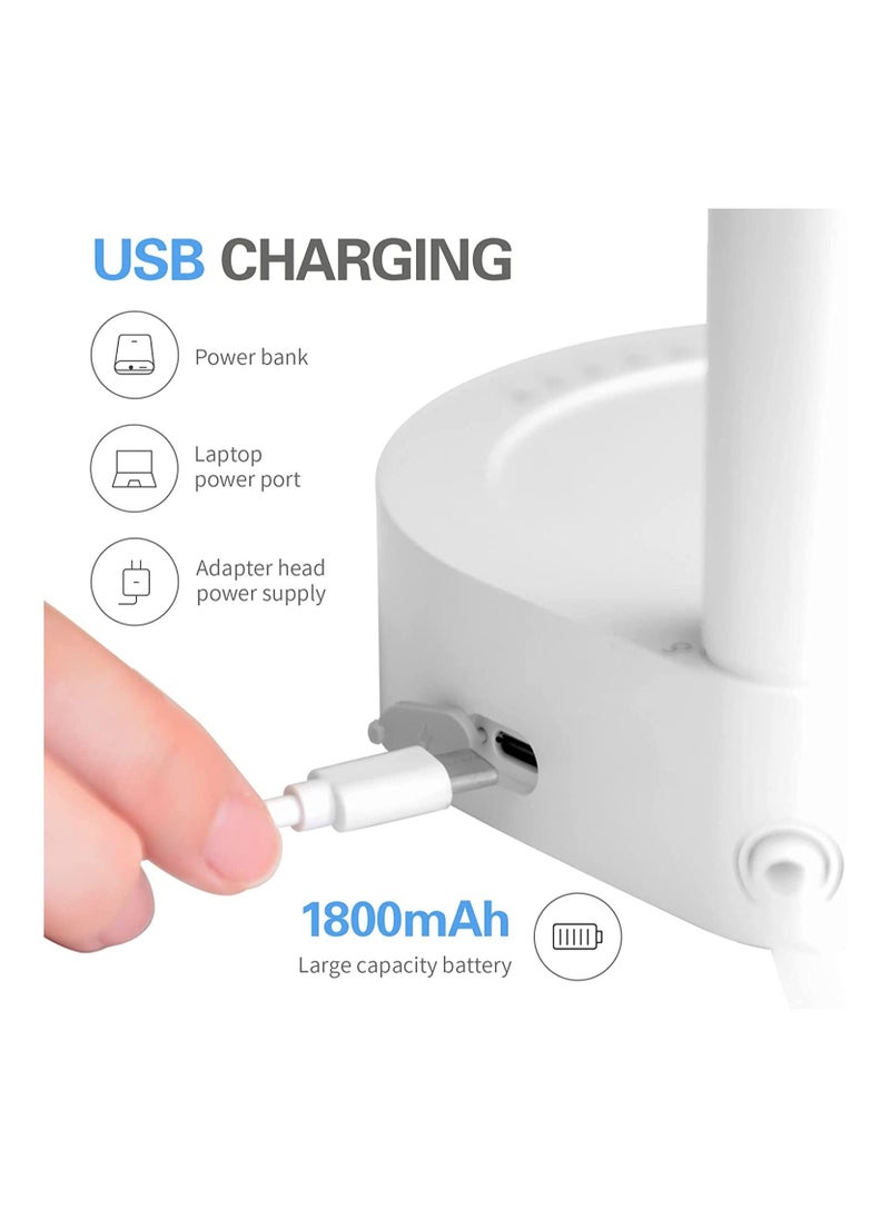 V2COM - Desktop Water Bottle Dispenser, V2COM Portable Electric Water Bottle Pump, USB Charging Automatic Drinking Water Dispenser Water Jug Pump for Home, Office, Outdoor, White - Image 1