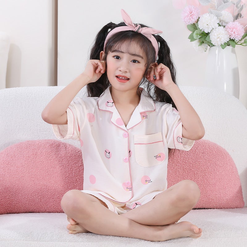 Kids Cloud Cotton Pajama Set 2486# Pacha Dog 