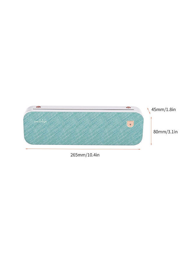 PeriPage A4 Paper Printer Direct Thermal Transfer Wirless Printer Mobile 210mm Mini Mobile Photo Printer  USB BT Connection with 1 Roll Thermal Paper  - Image 3