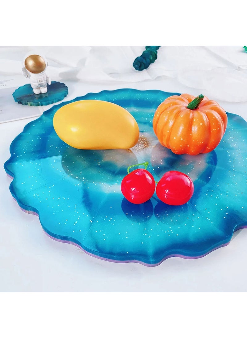 Eminönü Toptancı - Eminönü Wholesaler Epoxy Silicone Mold Domestic Production Sun Serrated Tray Mold 40 cm - Image 1