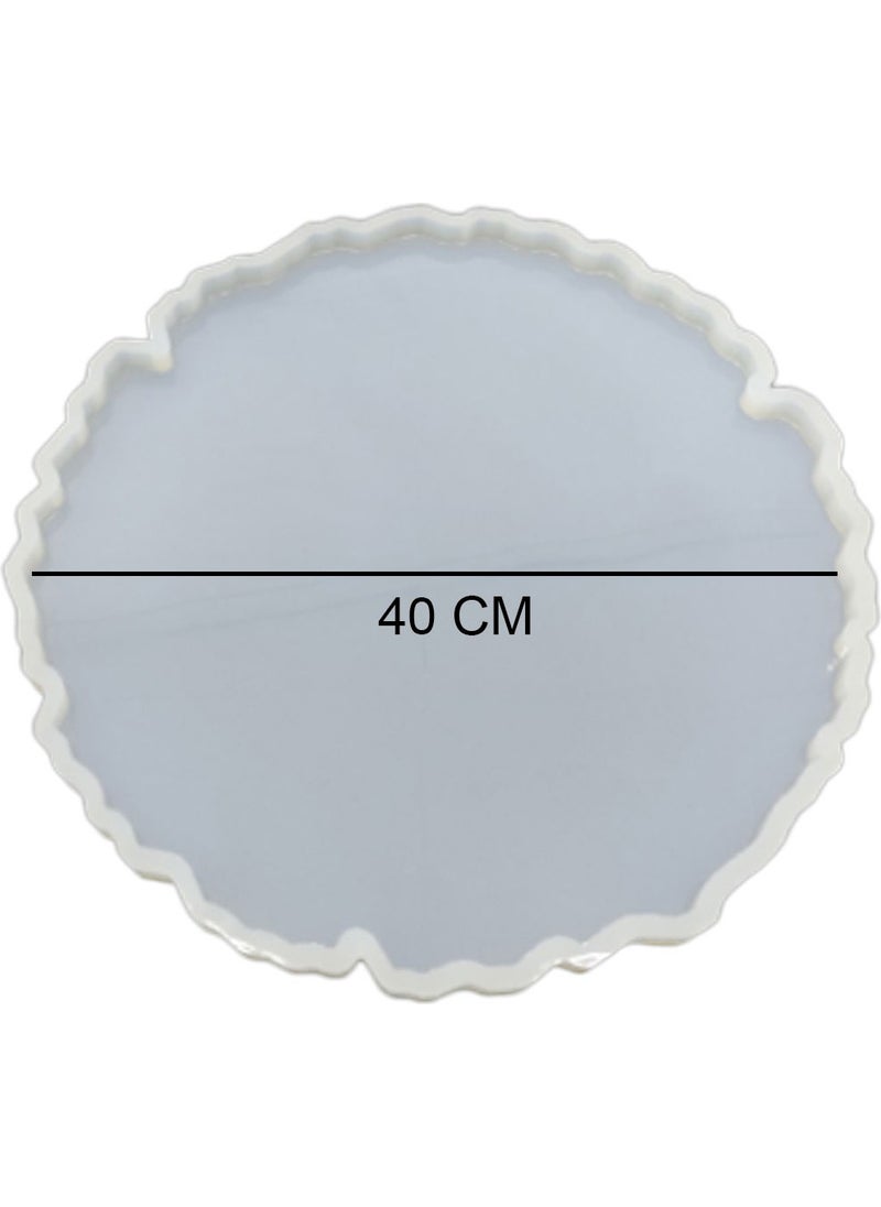 Eminönü Toptancı - Eminönü Wholesaler Epoxy Silicone Mold Domestic Production Sun Serrated Tray Mold 40 cm - Image 1