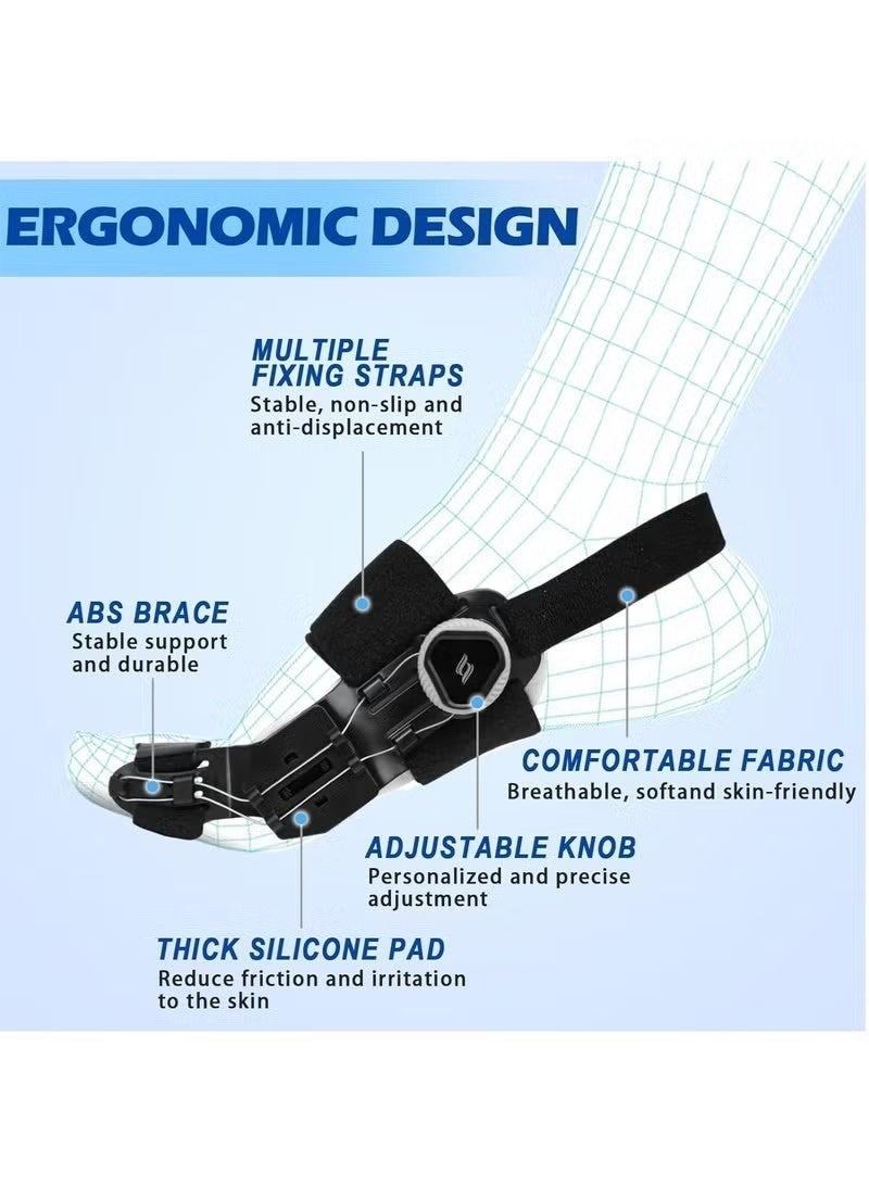 كيلا دعامة أصابع القدم، مصحح للبروز المفصلي، مقبض قابل للتعديل للرجال والنساء، للقدم اليمنى واليسرى، لتخفيف البروز المفصلي - Image 2