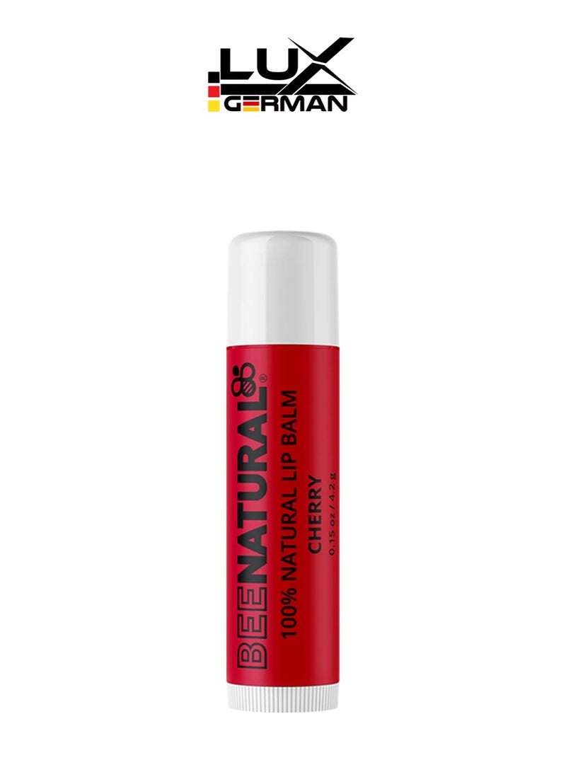 Bee Natural 100% Natural Moisturising Lip Balm Cherry - Image 2