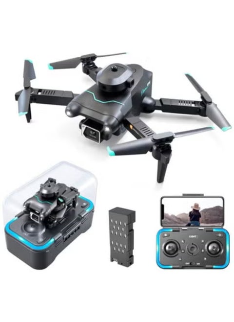 S96 Mini Drone 4K HD Camera Remote Control Quadcopter 4 Sided Obstacle Avoidance 2.4GHz FPV Quadcopter Headless Mode Remote Control 3D Flip Drone with Storage Box