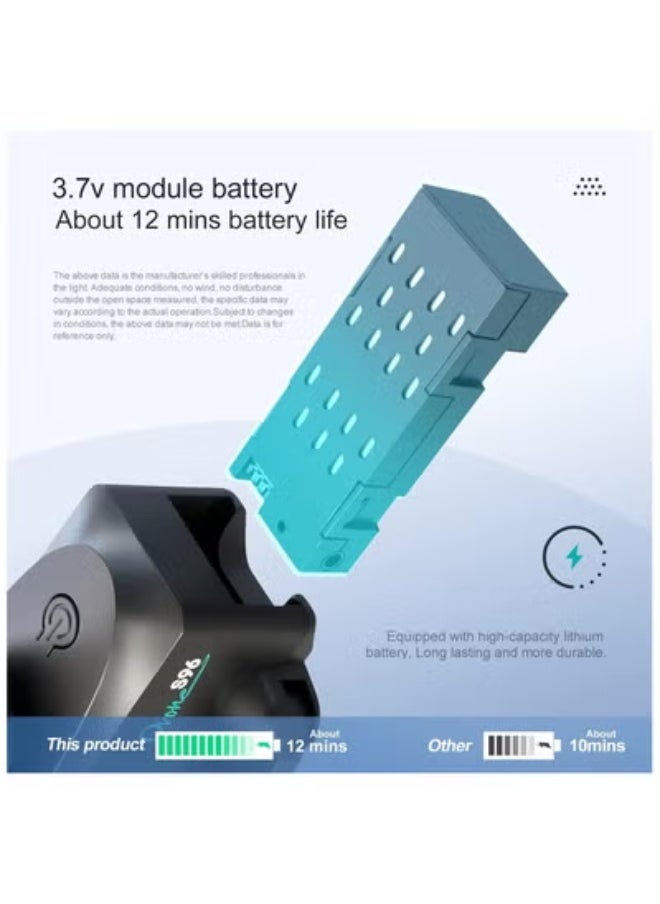 AROAQ - S96 Mini Drone 4K HD Camera Remote Control Quadcopter 4 Sided Obstacle Avoidance 2.4GHz FPV Quadcopter Headless Mode Remote Control 3D Flip Drone with Storage Box - Image 1