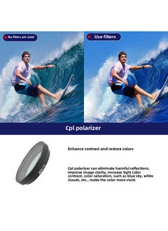 General JUNESTAR For Insta360 GO2 GO3 GO3S Sports Camera Accessories Polarization Dimming Filter-Color:GO3S LB CPL  - Image 1