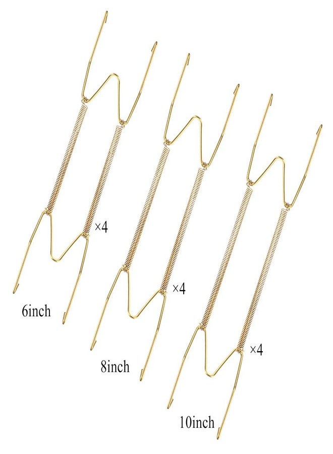 Vankcp 12 Pack Wall Plate Hangers 6/8/10 Inch Invisible Vertical Plate Holders with 12Pcs Wall Hooks for Decorative Plates Antique Plates and Art - Image 3