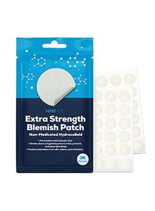 HANHOO Extra Strength Blemish Patch | Hydrocolloid And Salicyclic Acid Absorbs Moisture Unclogs Pores And Reduces Blemishes (36 Count) - Image 4
