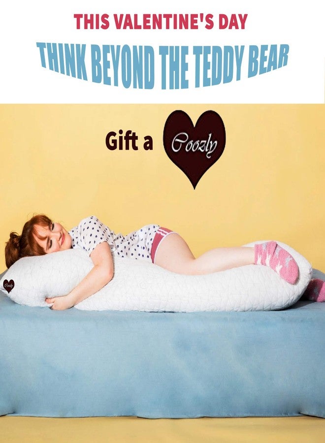 COOZLY وسادة دعم أسفل الظهر من كوزلي | وسادة لتقويس الذراعين | وسادة لدعم الظهر | وسادة حمل بغطاء (فاخرة بالكامل، مخططة باللون الوردي) - Image 4