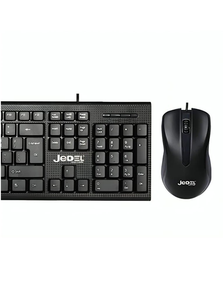 Jedel G17 Wired Keyboard & Mouse For Laptops and Desktops - Image 4