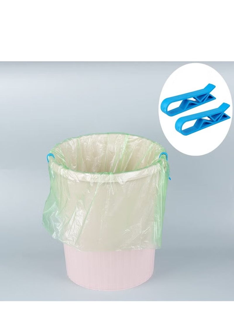 GMORO 25 PCS Plastic Kitchen Trash Can Clips,Bathroom Trash Can Bag Clips,Trash Can Clips,Snack Sealing Clips Sturdy Anti-Slip Fixing Clip Holder  - Image 2
