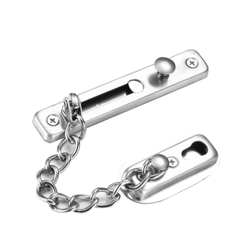 FDSHIP Door Safety Chain, Door Security Guard for Home Door Chain for Safe and Secure Home, Stainless Steel, Silver - Image 4