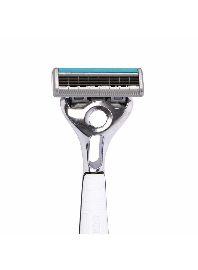 Wilkinson Sword شفرات حلاقة كواترو تيتانيوم الحساسة - عبوة من 8 شفرات - Image 5
