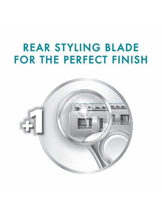 Wilkinson Sword شفرات حلاقة كواترو تيتانيوم الحساسة - عبوة من 8 شفرات - Image 4