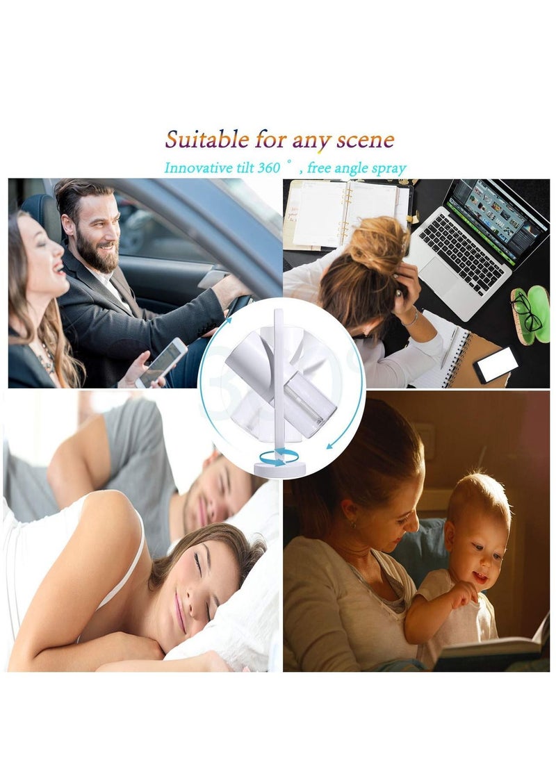 Y&D مرطب هواء محمول صغير برذاذ بارد مع ضوء LED USB صامت للغاية - Image 4