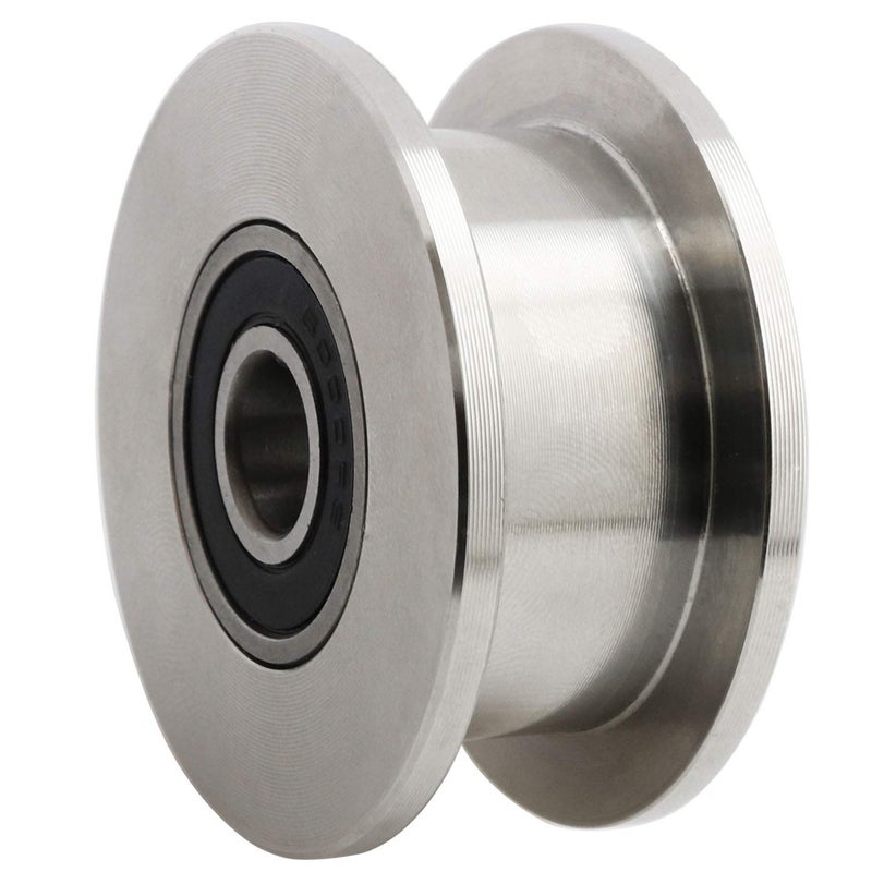 Heyous H Groove Stainless Steel Silent Pulley - 600Lb  Silver Tone - Image 1