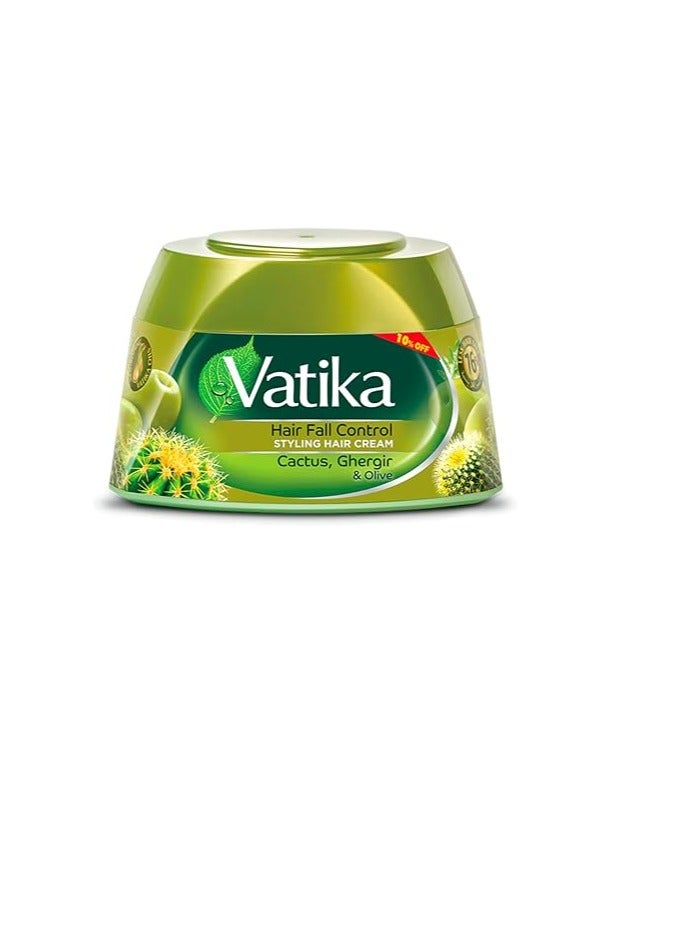 فاتيكا ناتشورالز كريم تصفيف الشعر للتحكم في تساقط الشعر بالصبار والزيتون 65 مل