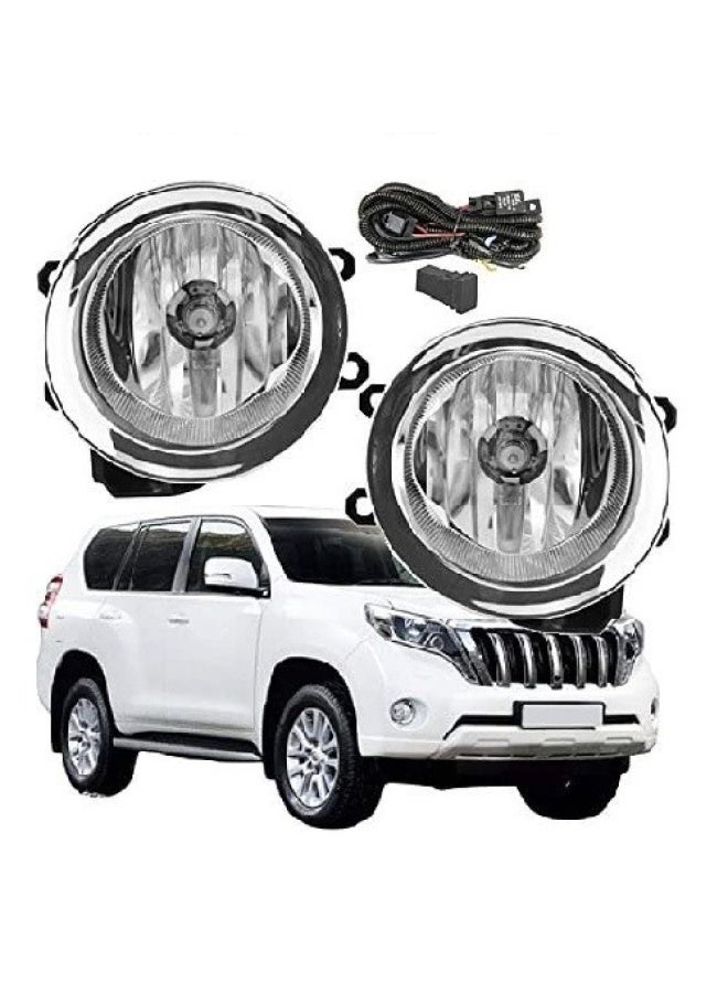Front Fog Light Compatible with Toyota Prado 2014–2016, High-Visibility Illumination, Durable Construction, Energy-Efficient Design