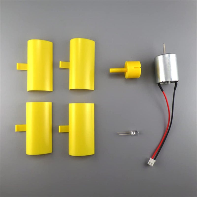 Keproving 2PCS Vertical Axis Wind Turbine Generator Model DIY Physics Science Experiment Kit Educational Teaching Instrument for Learners Power Generation Principle Research - Image 5