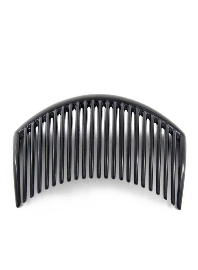 VORSET (Pack of 4) Thin Side Comb (Black) Hair Clip Hairpin Plastic Hair Slides Side Comb Juda Pin slide Clip Hairpin Combs Hair Accessories for Women and Girls - Image 4