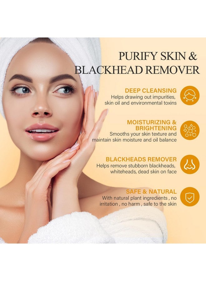 SHVYOG Vitamin C Peel Off Face Mask, Peel Off Mask with Turmeric, Blackhead Remover & Deep Cleansing Face Peel Mask, Vitamin C Exfoliating Face Mask for Blackheads, Large Pores, Dirts, Oil - Image 4