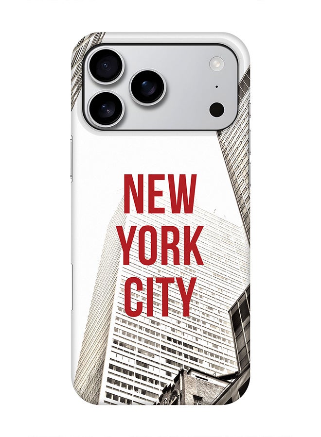 Stylizedd For iPhone 17 Pro Max,Case, [Compatible with MagSafe] Magnetic cover Slim fit Protection Matte, - New York - Skyscraper