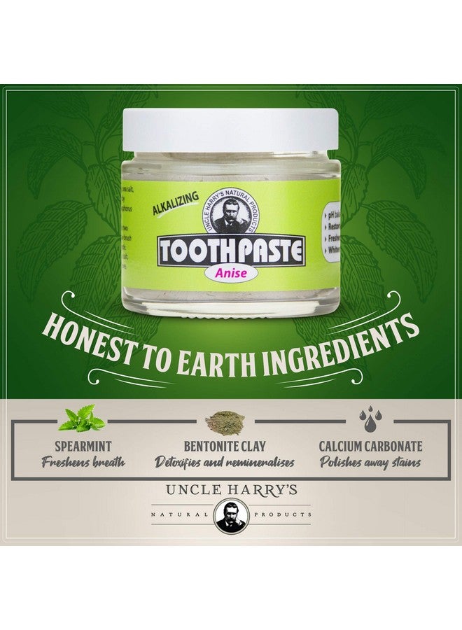 Uncle Harry's Ncle Harry'S Anise Remineralizing Toothpaste ; Natural Whitening Toothpaste Freshens Breath & Promotes Enamel ; Vegan Fluoride Free Toothpaste (2 Pack) - Image 5