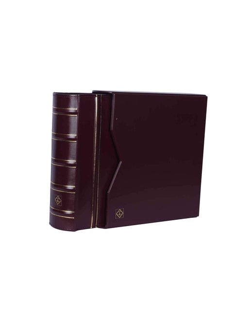 Lighthouse C6 FDC Album With 50 Double Sided Sheets For Storing 200 FirstDay Covers Or Letters Including Slipcase Red 280 x 290 x 80 mm
