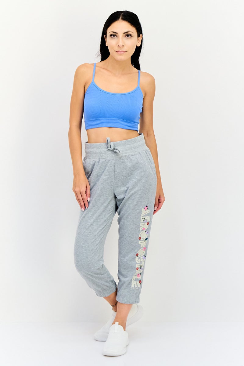 Aeropostale سروال رياضي نسائي مناسب في الهواء الطلق، رمادي - Image 4
