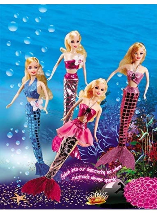 BETTINA Princess Doll with Seahorse Play Gift Set | Mermaid Toys with Accessories and Doll Clothes for Girls (Pink) - Image 1
