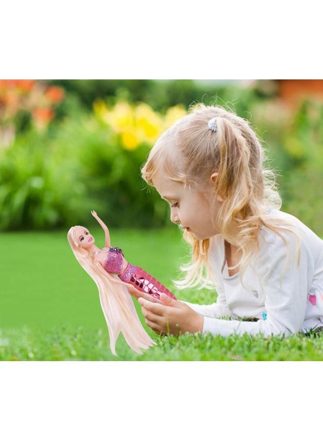 BETTINA Princess Doll with Seahorse Play Gift Set | Mermaid Toys with Accessories and Doll Clothes for Girls (Pink) - Image 5