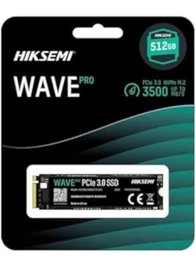 hiksemi SSD WAVE Pro(P) 512G  PCIe 3.0 M.2 2242 SSD - WAVE PRO 2242 - Image 1