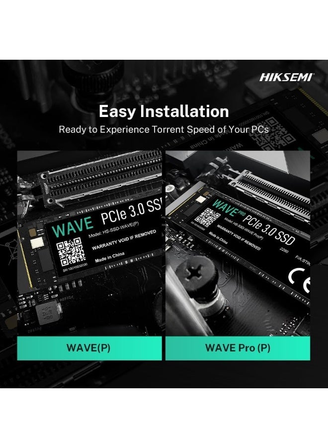 hiksemi SSD WAVE Pro(P) 512G  PCIe 3.0 M.2 2242 SSD - WAVE PRO 2242 - Image 4