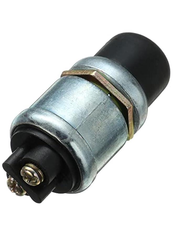 Loquat 2PCS Heavy Duty Momentary Switch 50A 12/24V Waterproof Switch Push on Car Boat Track Horn Engine Start Starter Silver - Image 4