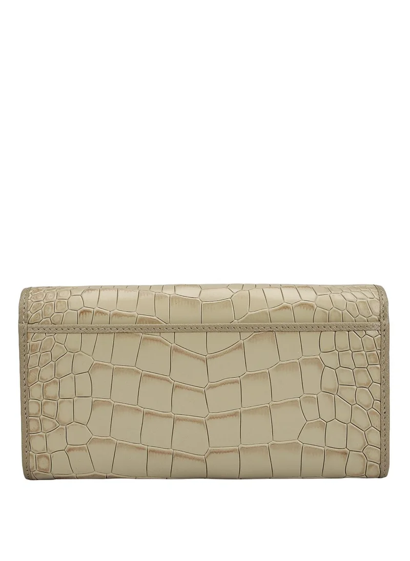 Da Milano  Da Milano Genuine Leather Grey Ladies Wallet for Women | Best Price UAE