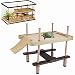 Hffheer Reptile Basking Tortoise Sunbathe Pier Aquarium Basking Reptile Climbing Ramp Hammock Fish Sunbathe Accessories - Image 1