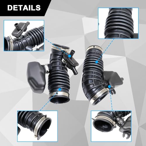 Sekeseauto SecosAutoparts 3.5L Engine Air Cleaner Intake Hose, Fit for Infiniti FX35 2009-2012, EX35 2008-2012, G35 2007-2008, Replace# 16576-1CB1A 16576-1CB0A, Front Left & Right Side - Image 4