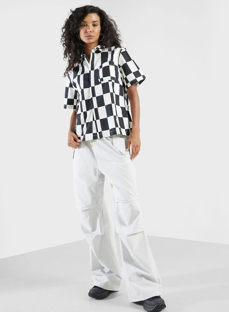CONVERSE  Woven Festival All Over Printed Shirt for Women | Best Price UAE