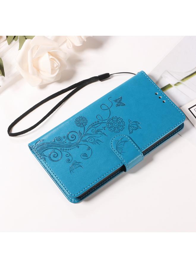 S-TOP Case For Samsung Galaxy A55 5G Embossed Butterfly Flowers Leather Phone Case - Image 2