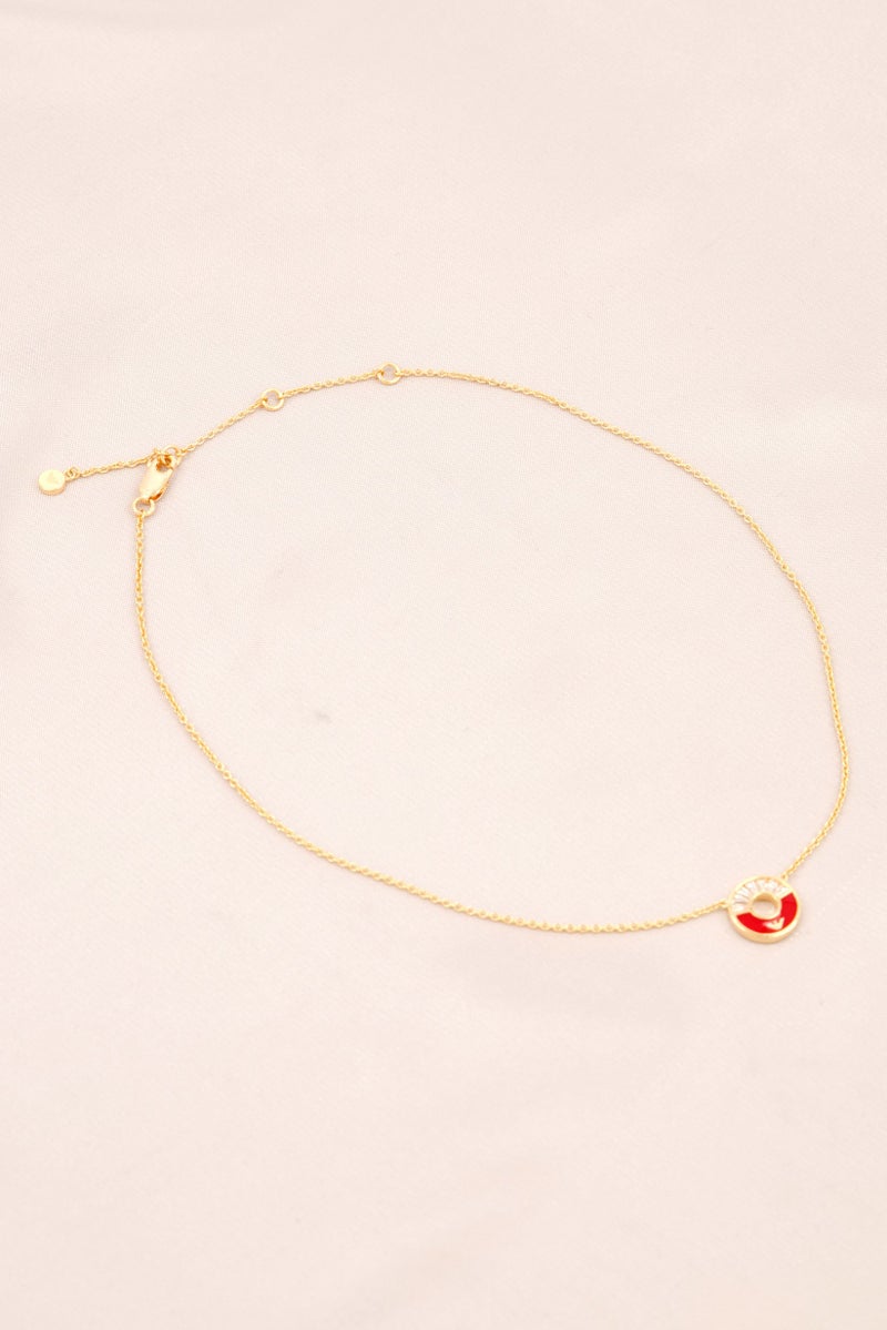 armani Emporio Armani Women Sterling Copper Necklace, Copper/Red - Image 1