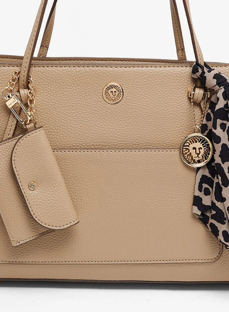 ANNE KLEIN  Anne Klein Textured Satchel Bag for Women | Best Price UAE