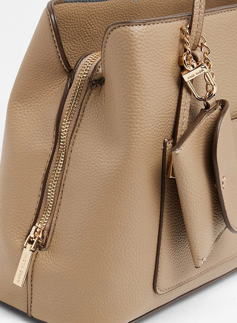 ANNE KLEIN  Anne Klein Textured Satchel Bag for Women | Best Price UAE