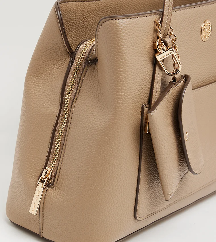Anne Klein  Anne Klein Textured Satchel Bag for Women | Best Price UAE