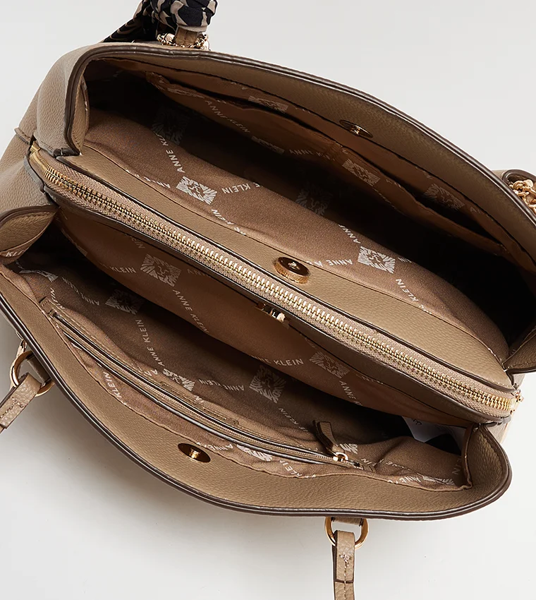 Anne Klein  Anne Klein Textured Satchel Bag for Women | Best Price UAE
