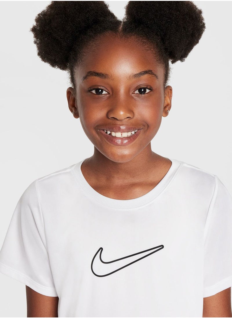 Nike Dri-Fit One Hybrid T-Shirt  - Image 3