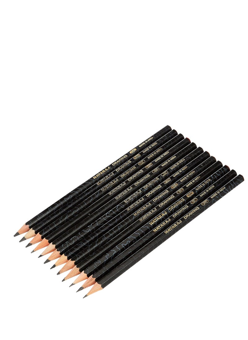 12-Piece Drawing Pencils With Eraser And Sharpener - pzsku/Z7517A4065A404DE5BC70Z/45/_/1723895224/9417551a-3107-4b4a-accd-67185f4ead01