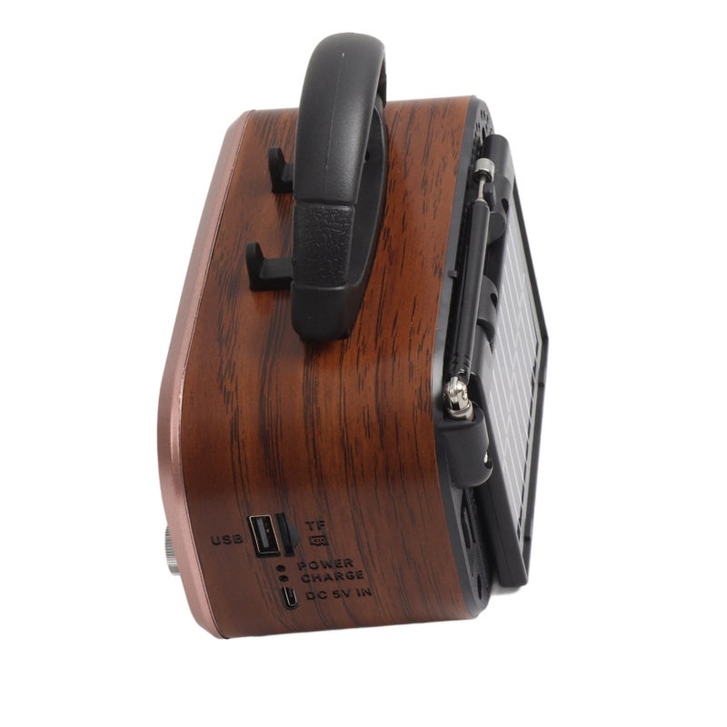 Portable Vintage Radio: 3 Bands, Lightweight Small Size - Multifunctional Bluetooth Speaker With Multiple Playback Modes for Indoor Outdoor Use - Image 1